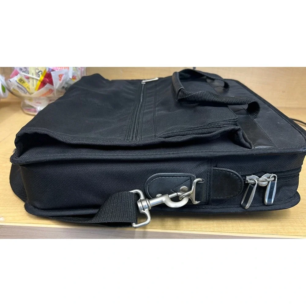 Vintage Gateway Laptop Bag Briefcase Messenger Shoulder Strap Black GTWNTLI-001